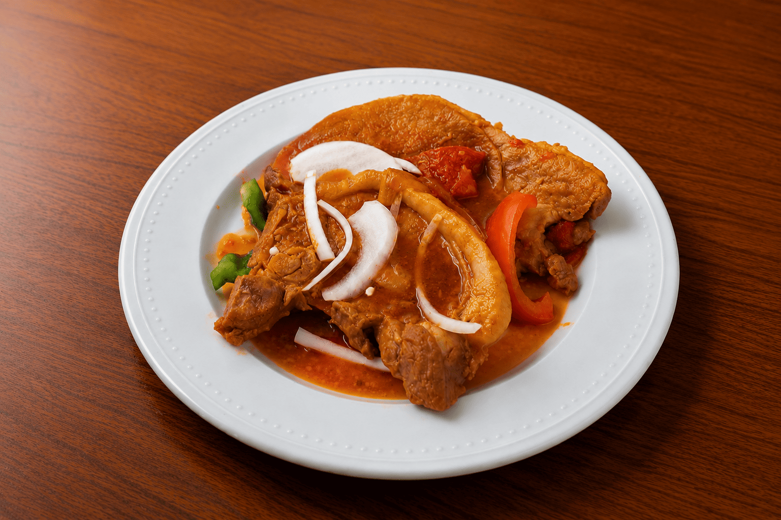 Chuleta de Cerdo Guisada